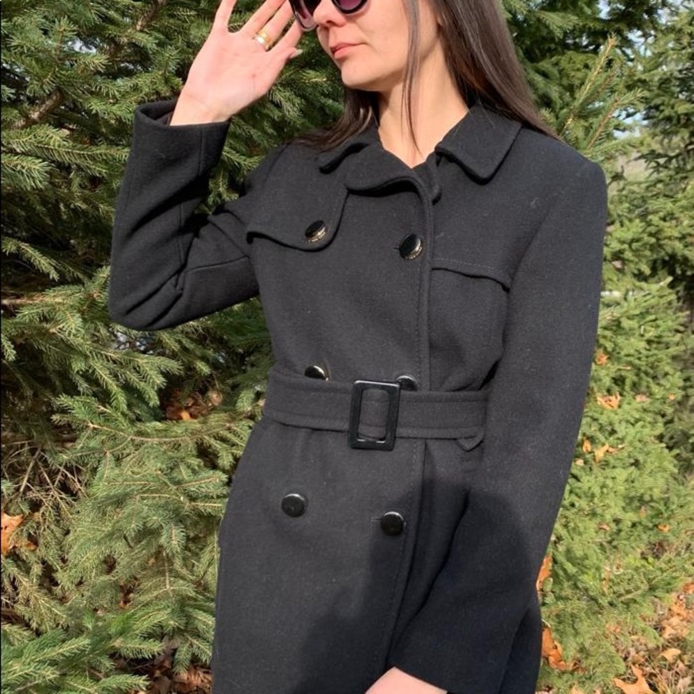 Kate Spade Wool Coat Black size M